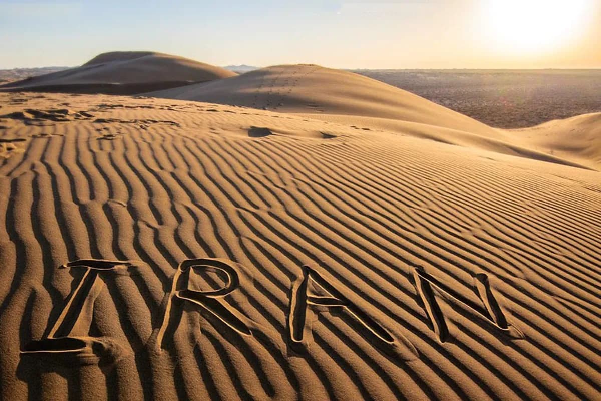 تصویر تجربه کویرنوردی در مرنجاب